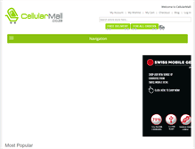 Tablet Screenshot of cellularmall.co.za